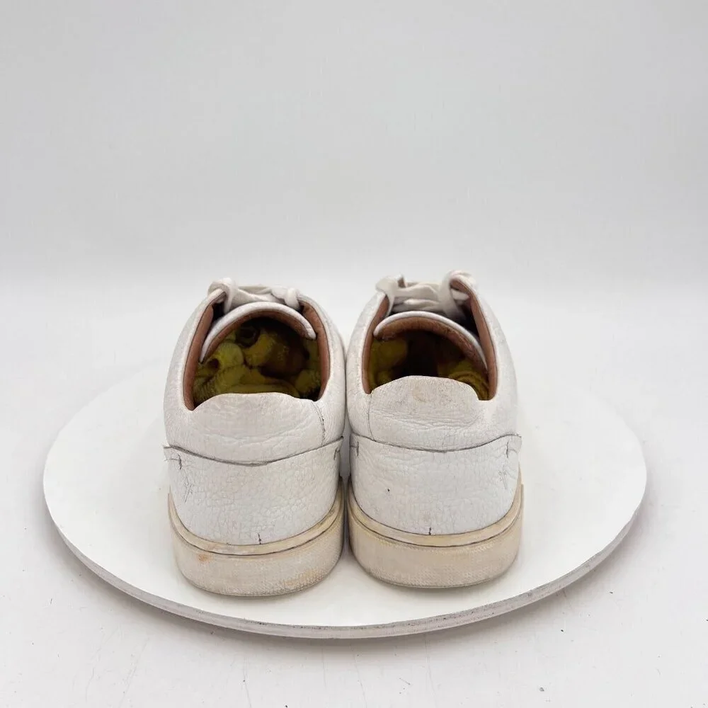 Frye Ivy Low Women Size 11M 3471183-WHT White Leather Low Top Casual Shoes